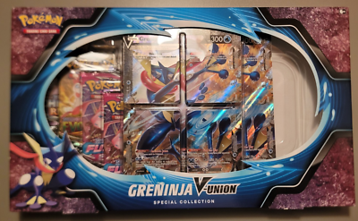 Pokemon TCG Geninja V Union Special Collection Box 4 Packs with