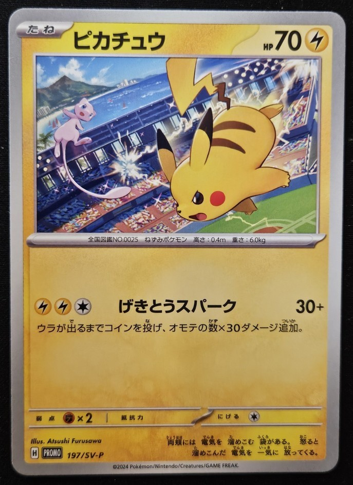 Pikachu 197/SV-P Gym Event Campaign Japanese Pokemon 2024 | eBay