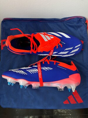 ADIDAS PREDATOR ELITE FT SG BLUE/ORANGE SOCCER CLEATS BOOTS ID0918