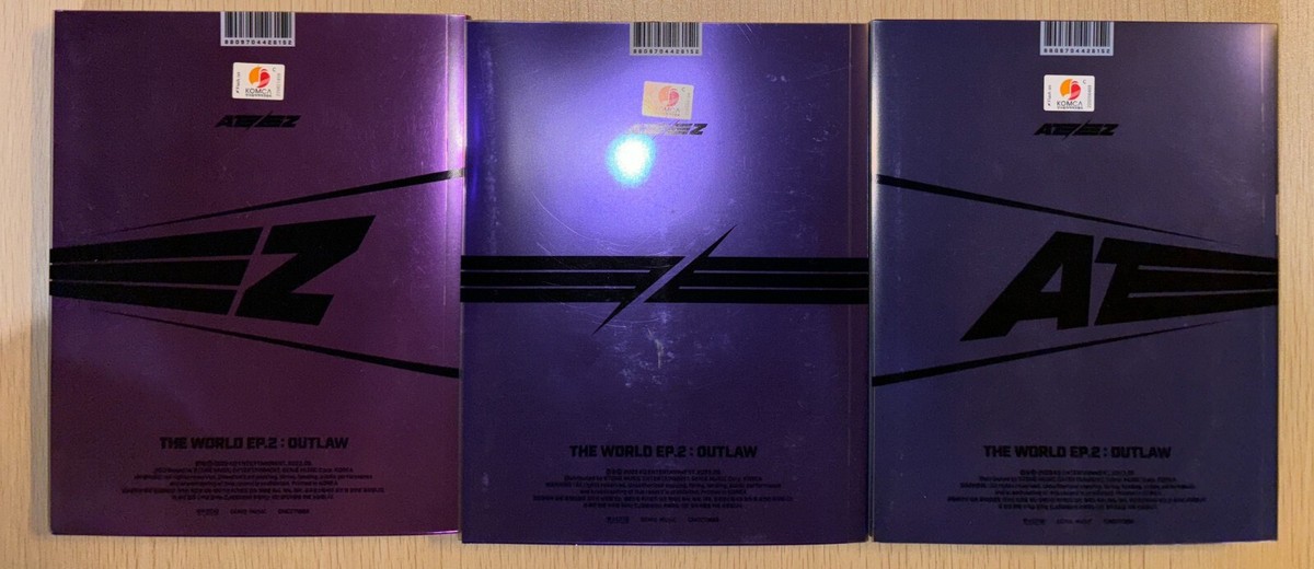 ATEEZ [THE WORLD EP.2 : OUTLAW] WOOYOUNG Autographed Signed Album