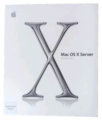 Apple Mac OS X Server 10.2 Unlimited Client (M8720Z/A), NOS (2002