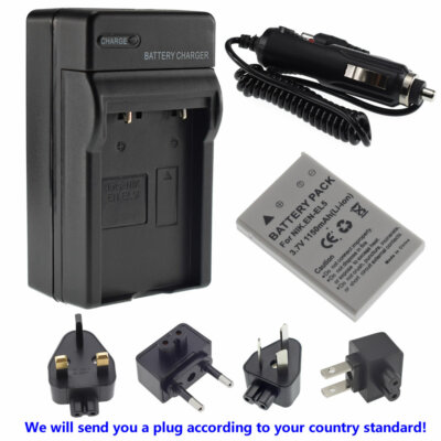 Battery + charger for Nikon EN-EL5 Coolpix P90 P80 Coolpix E5900