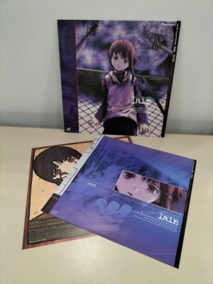 Serial Experiments Lain laserdisc 5LD BOX set All Obi Insert anime