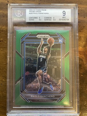 2022-23 Panini Prizm - Paolo Banchero #249 Green Prizm (RC) for