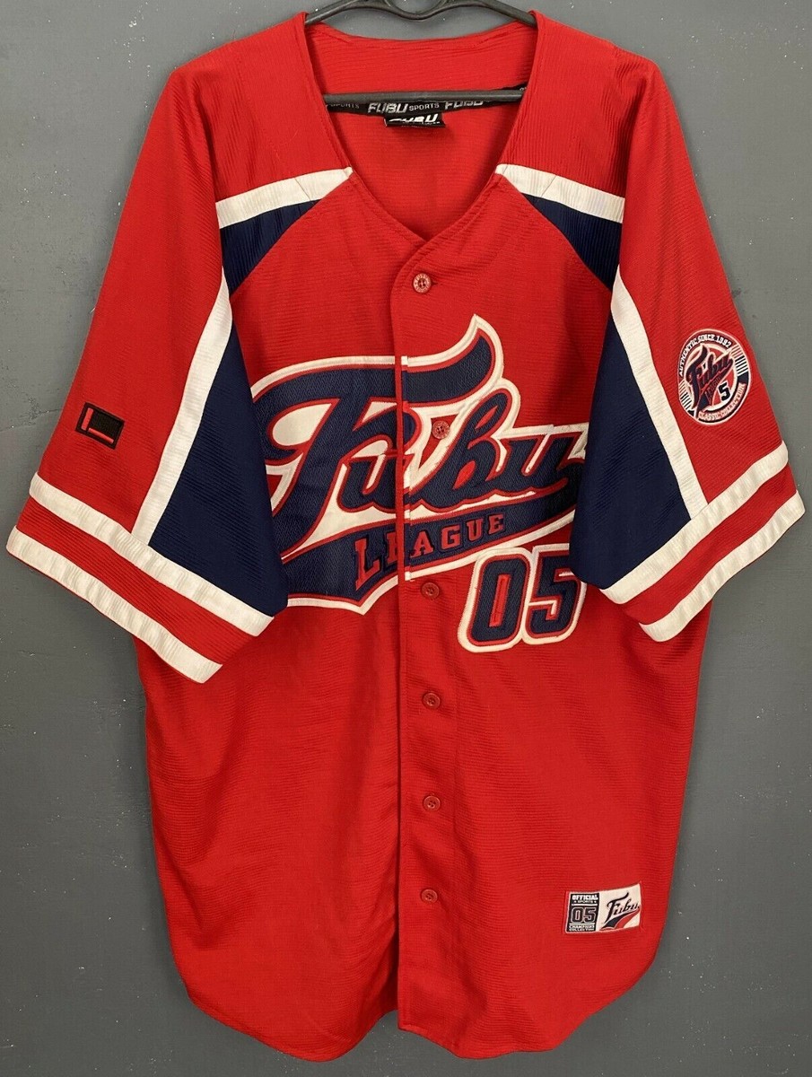 VINTAGE MEN'S 1992 FUBU SPORTS 05 COLLECTION SHIRT JERSEY MAILLOT