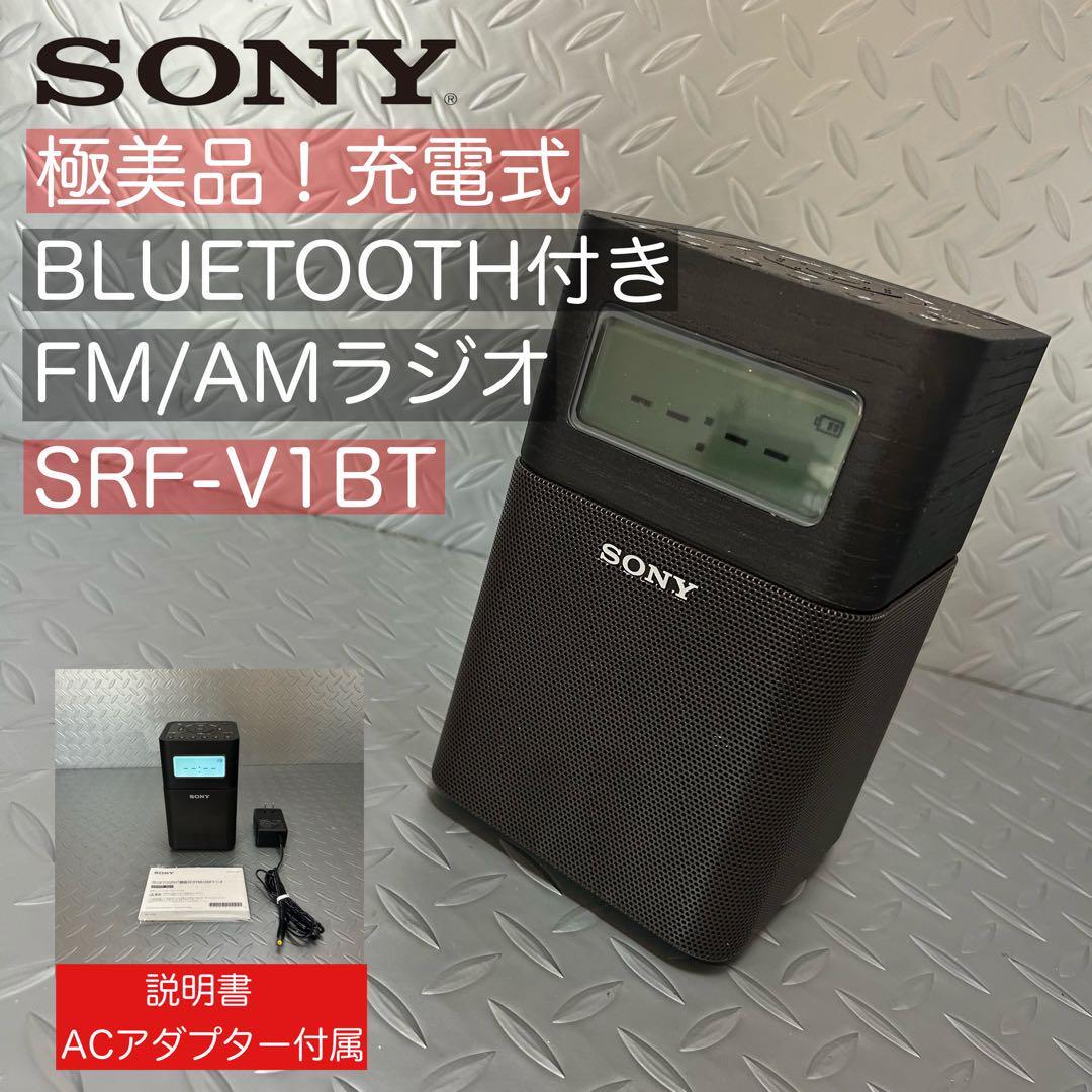 Sony SRF-V1BT Portable Clock Radio - Bluetooth FM/AM/NFC - Black