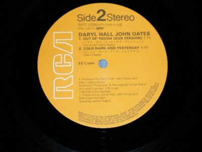 DARYL HALL & JOHN OATES Japan 1984 RPS-1006 NM 12