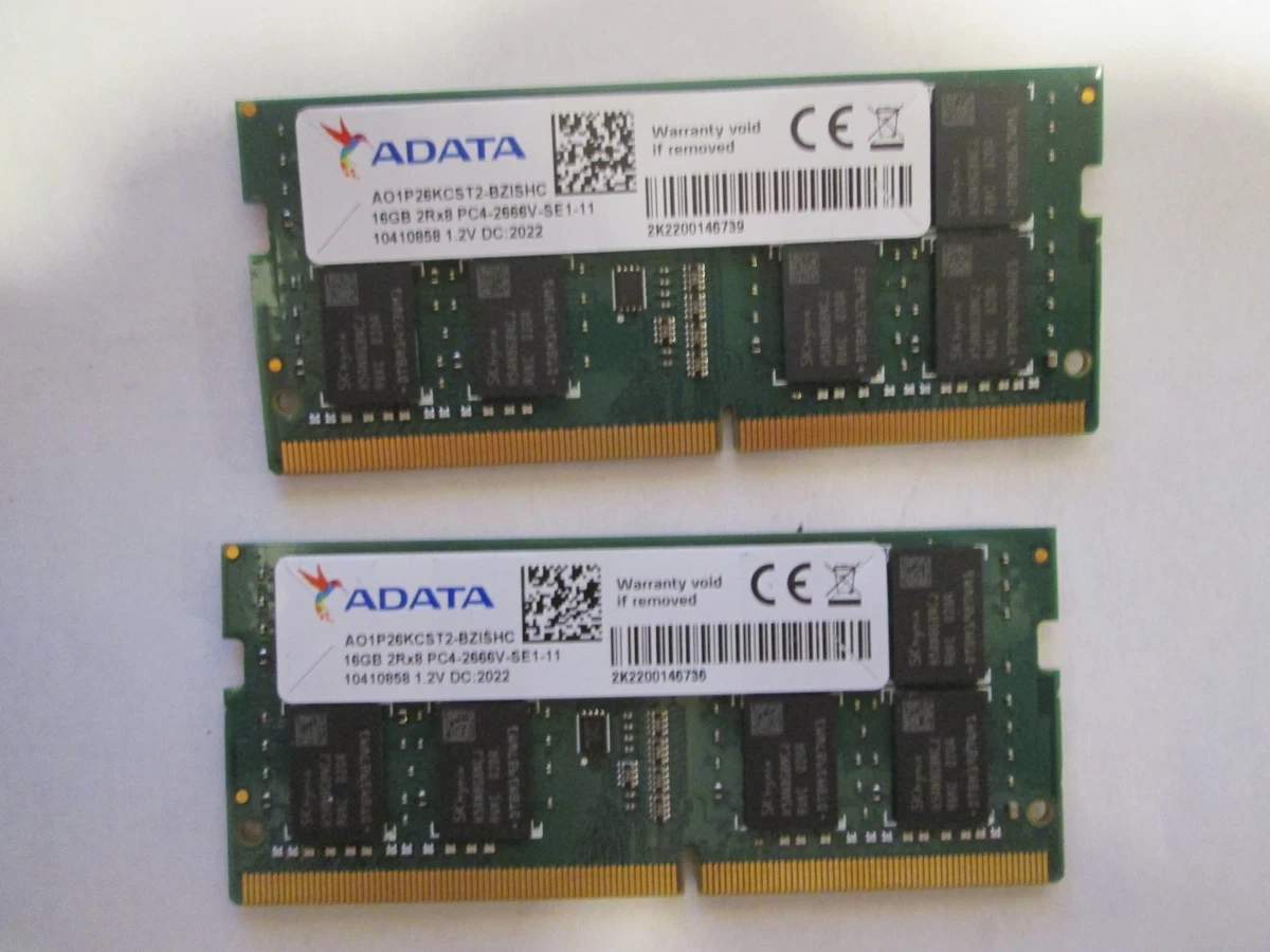 ADATA DDR4 SDRAM 16 GB Capacity per Module Memory (RAM) for sale