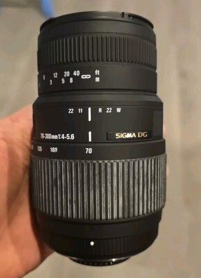 Sigma DG 70-300mm 1:4-5.6 Lens for Nikon Made in Japan | eBay