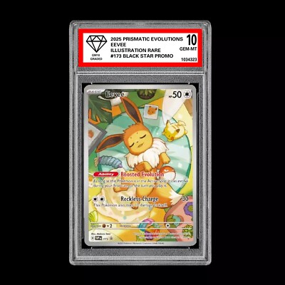 GM Graded 10 Eevee SVP 173 Elite Trainer Box Promo Pokemon