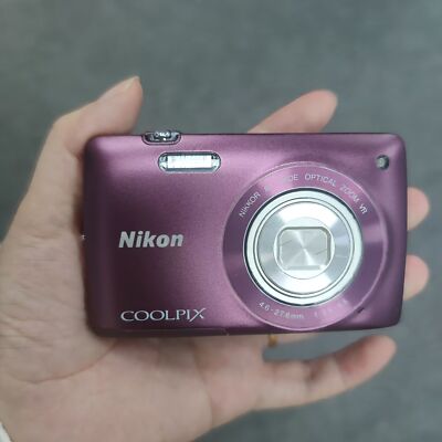 Nikon COOLPIX S4300 16MP Digital Camera Plum Touchscreen 6x Zoom