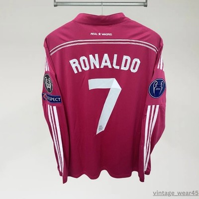 Ronaldo #7 Real Madrid Champions League 2014-2015 Jersey Long