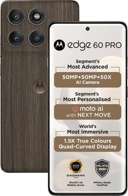 MOTOROLA Edge 60 Pro 5G ( Walnut 256GB 12GB RAM) 