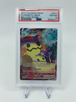 Mimikyu VMAX TG17 Pokemon Brilliant Stars PSA 10 GEM MINT | eBay