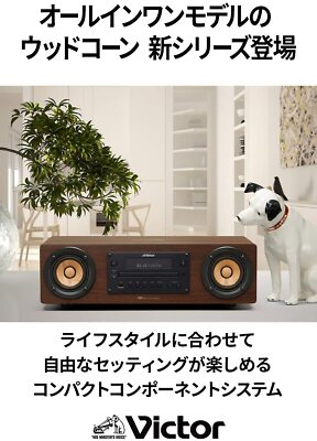 Victor EX-D6 WOOD CONE Series All In One System CD Player