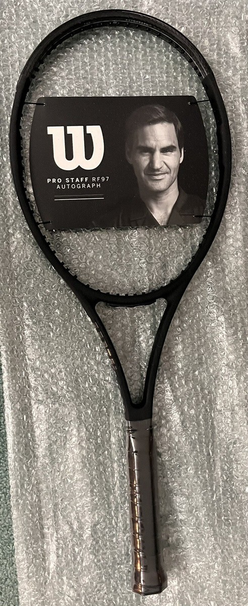New NOS Wilson Pro Staff RF97 v13 Roger Federer Autograph 4 1/2