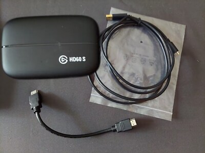 Elgato HD60 S Game Capture Card - Black (1GC109901004) with USB C