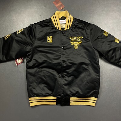 100% Authentic Chicago Bulls Mitchell Ness Satin MVP 6x NBA