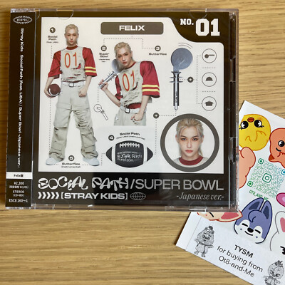 Felix - Stray Kids - Social Path Fan Club Solo FC Version Album CD