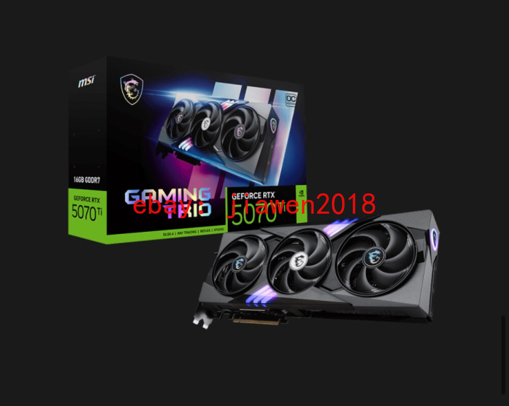 MSI GeForce RTX 5070 TI GAMING TRIO PLUS OC Edition- Graphics Card