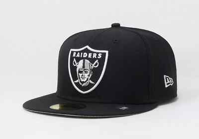 New Era 59fifty NFL Collection Las Vegas Raiders Hat Black Cap Men