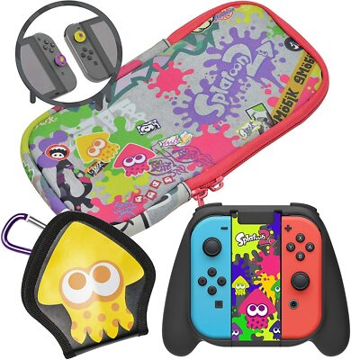 HORI *OFFICIAL* Splatoon 2 Deluxe Splat Pack Accessory Kit