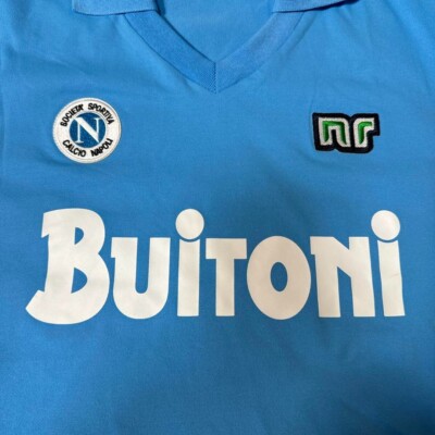 SSC Napoli 1987 1988 Long Sleeve Maglia Shirt Jersey NR ennerre