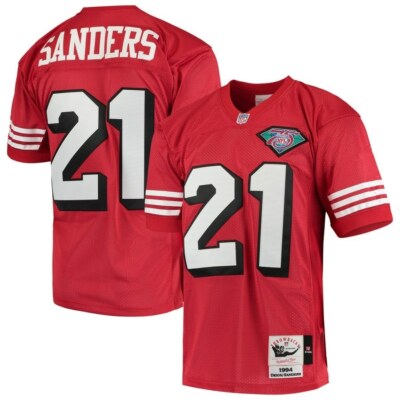 San Francisco 49ers Deion Sanders #21 Mitchell & Ness 1994 NFL