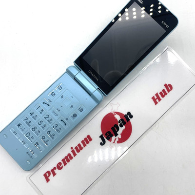 Kyocera KYF42 GRATINA Light Blue Android Flip Phone Unlocked WiFi