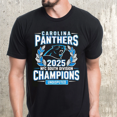 Carolina Panthers 2025 NFC South Division Champions Undisputed T