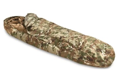 BAF Coyote 3-Season USMC Sleeping Bag OCP Nylon Cover Compression