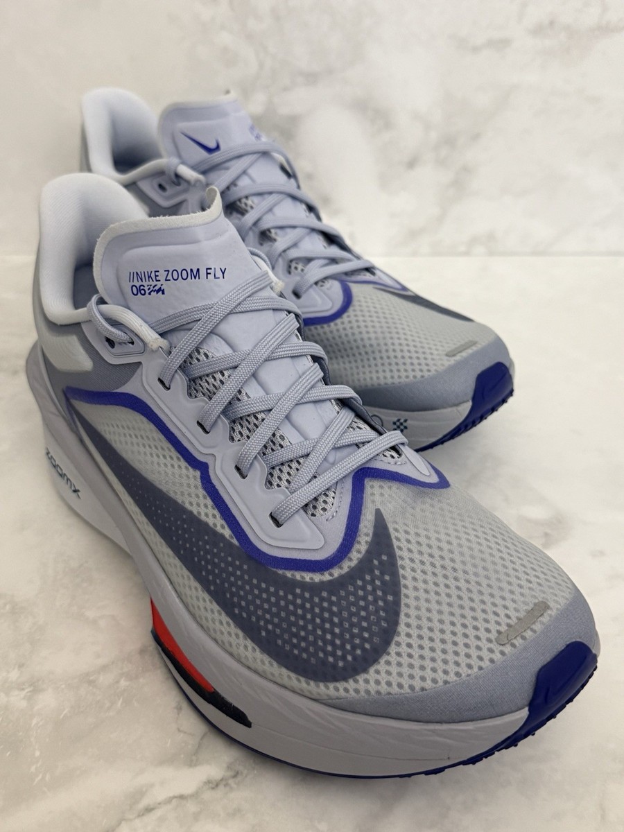 Nike Zoom Fly 6 Running Shoes Gray Blue FN8455-004 Women's Size 12