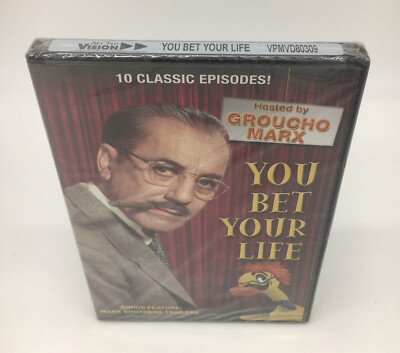 GROUCHO MARX - You Bet Your Life (b&w) - DVD - Black & White Ntsc