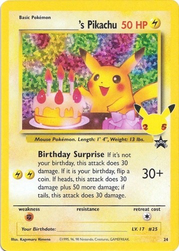 Pokemon PTCG S-Chinese Card 045/S-P Pikachu Chinese New Card Promo