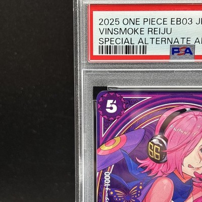 PSA 10 Vinsmoke Reiju EB03-031 SP Alt Art SR Heroines Edition One