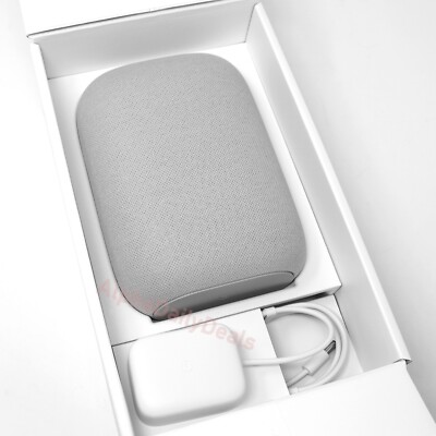 NEW Google Nest Audio Smart Stereo Speaker Voice Assistant Chalk