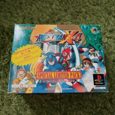 Megaman Rockman X4 Special Limited Pack With plastic model PS1