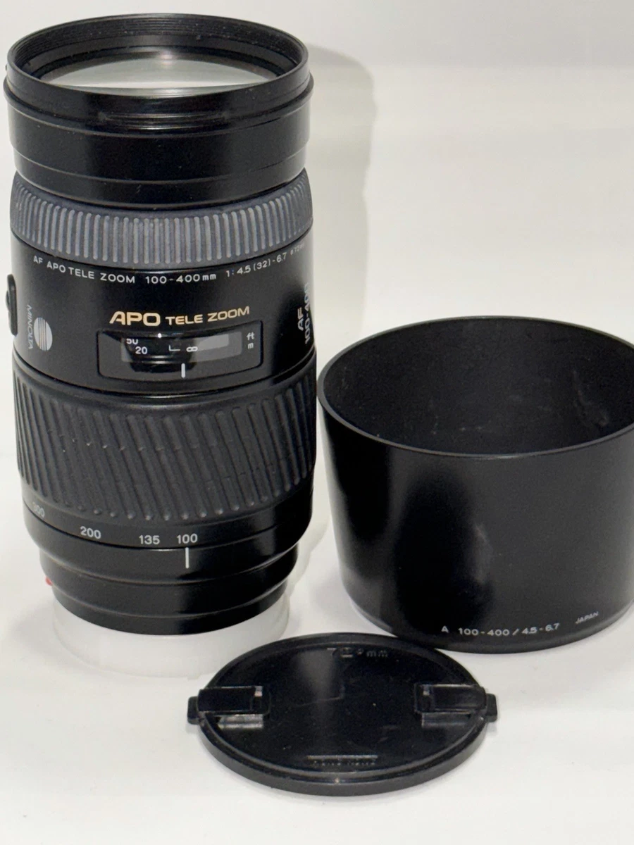 Minolta 100-400mm f/4.5-6.7 Camera Lenses for sale | eBay