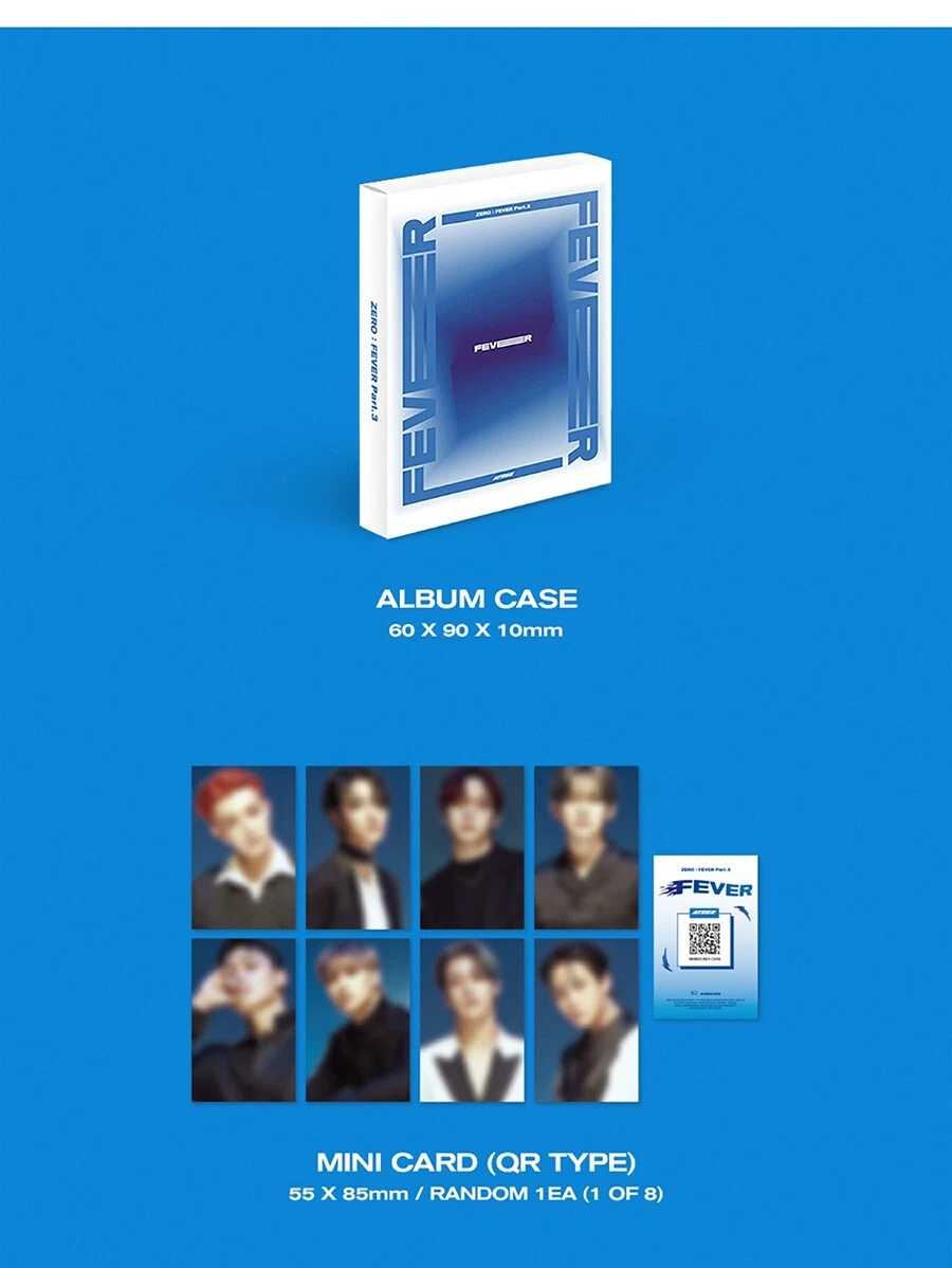 ATEEZ ZERO:FEVER PART.3 Album PLATFORM 3 Ver SET/3 QR+6 Photo Card