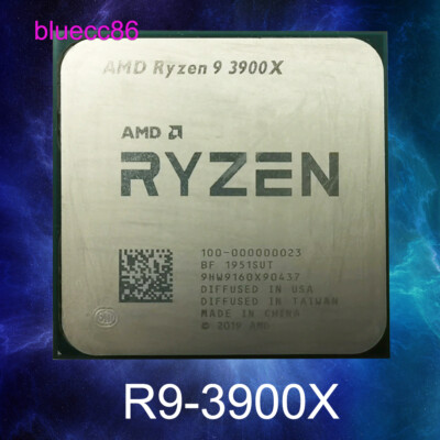 AMD Ryzen 9 3900X AM4 CPU Processor 3.8GHz 12C 24T 64MB Desktop R9