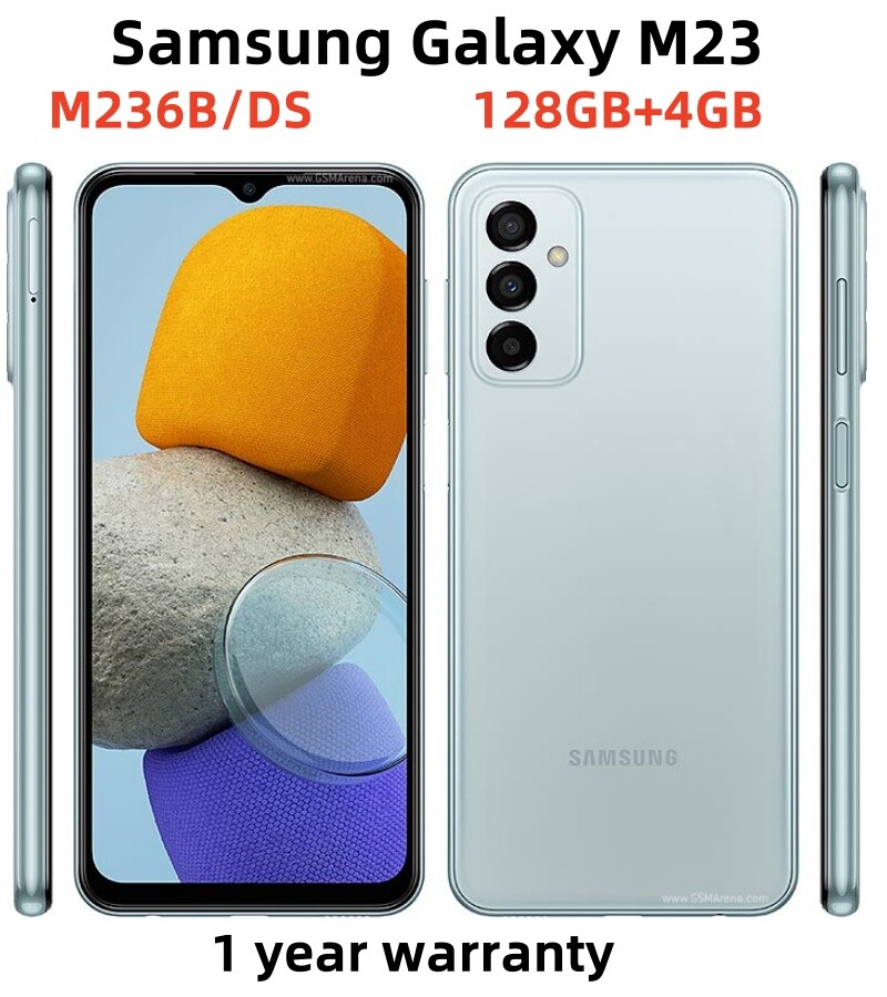 Samsung Galaxy M23 M236B/DS 5G 128GB+4GB Unlocked Android