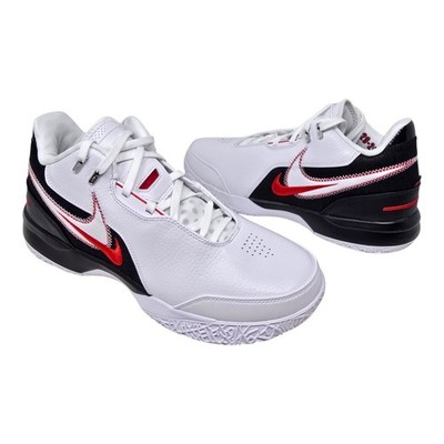 Nike Zoom Lebron NXXT Gen AMPD WHITE Black Red Men's Shoes Size 12