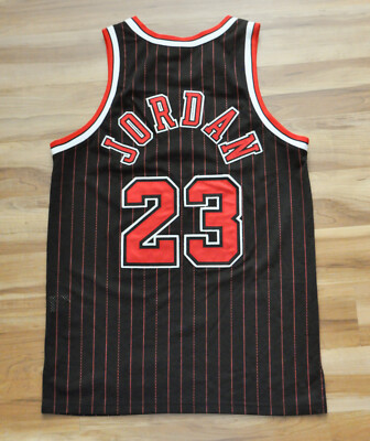 Michael Jordan Chicago Bulls Nike Jersey Sewn 8403 Pin Stripe Men