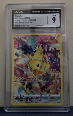 Pikachu (Secret) 160/159 Crown Zenith Holo for sale online | eBay