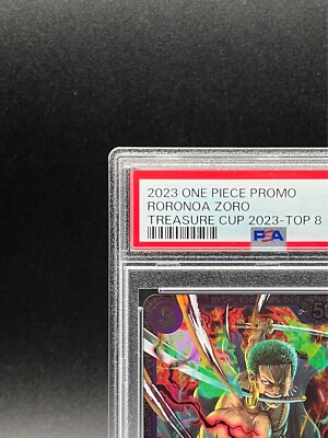 PSA 10 Roronoa Zoro OP01-025 Treasure Cup Top 8 Promo English ONE