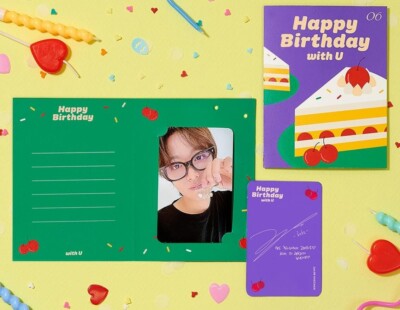 HAECHAN NCT DREAM SMTOWN OFFICIAL MD 2023 ARTIST BIRTHDAY CARD +