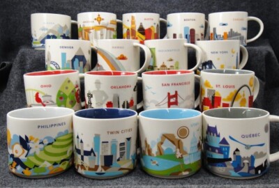 Starbucks YOU ARE HERE Mugs YAH Series Choose one Los Angeles New
