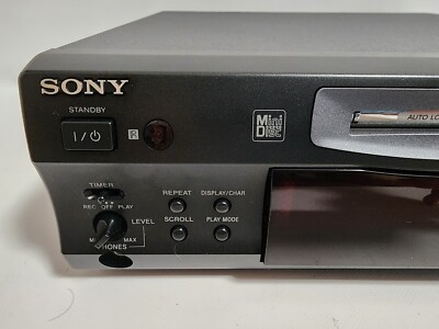 SONY MDS-S39 MiniDisc Deck Recorder Player | eBay