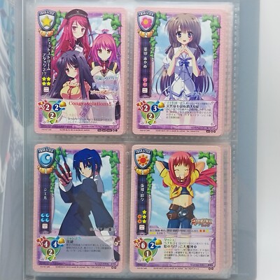 Lot Lycee TCG 32 pcs Japanese Trading Card Game Anime 4
