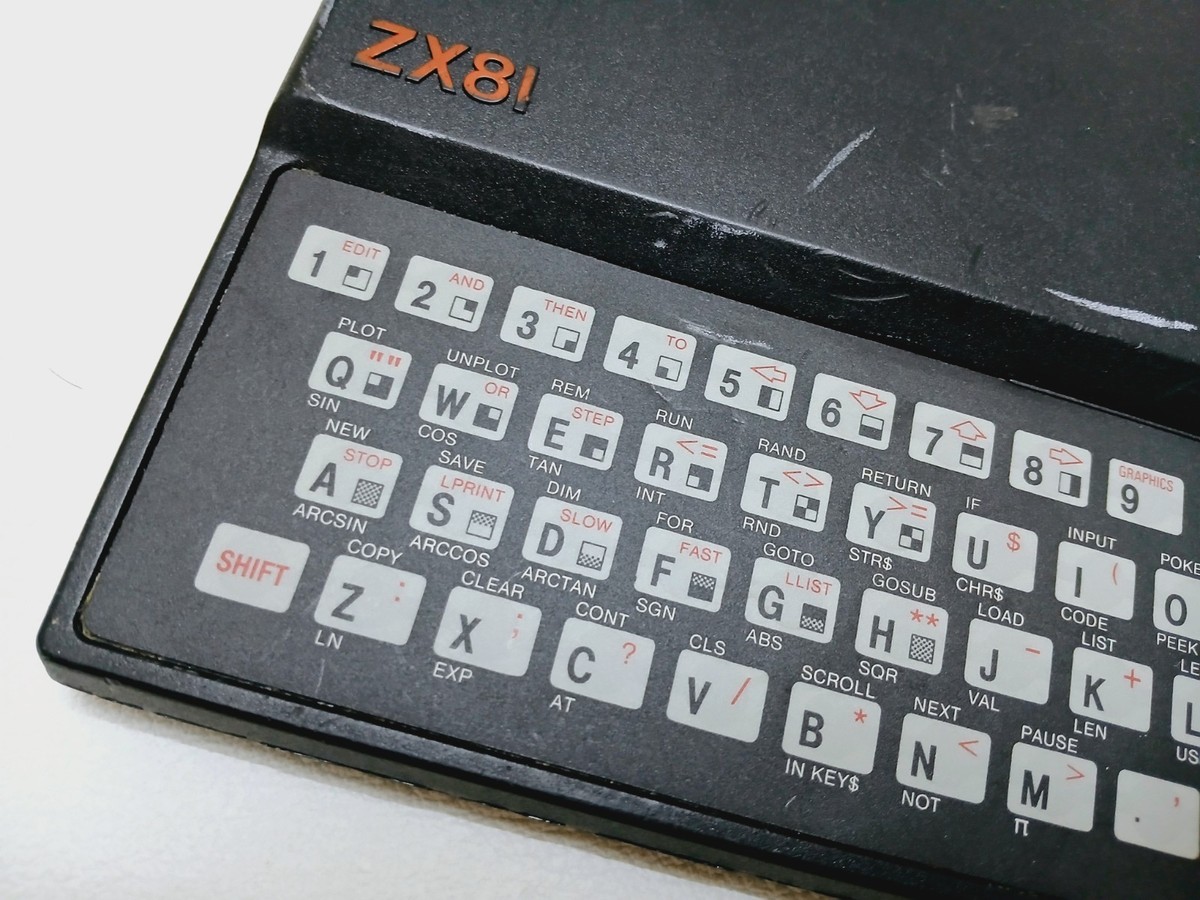 Vintage Sinclair ZX81 Personal Computer - For parts only - Watch